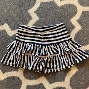 Circo Black and White Stripped Skort